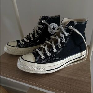 Converse Black and White High-Top Sneakers